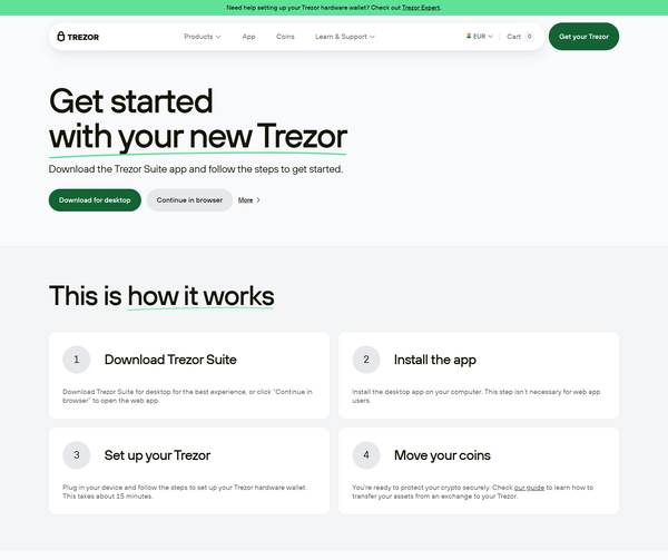 Trezor.io/start – Secure Your Crypto from the First Step
